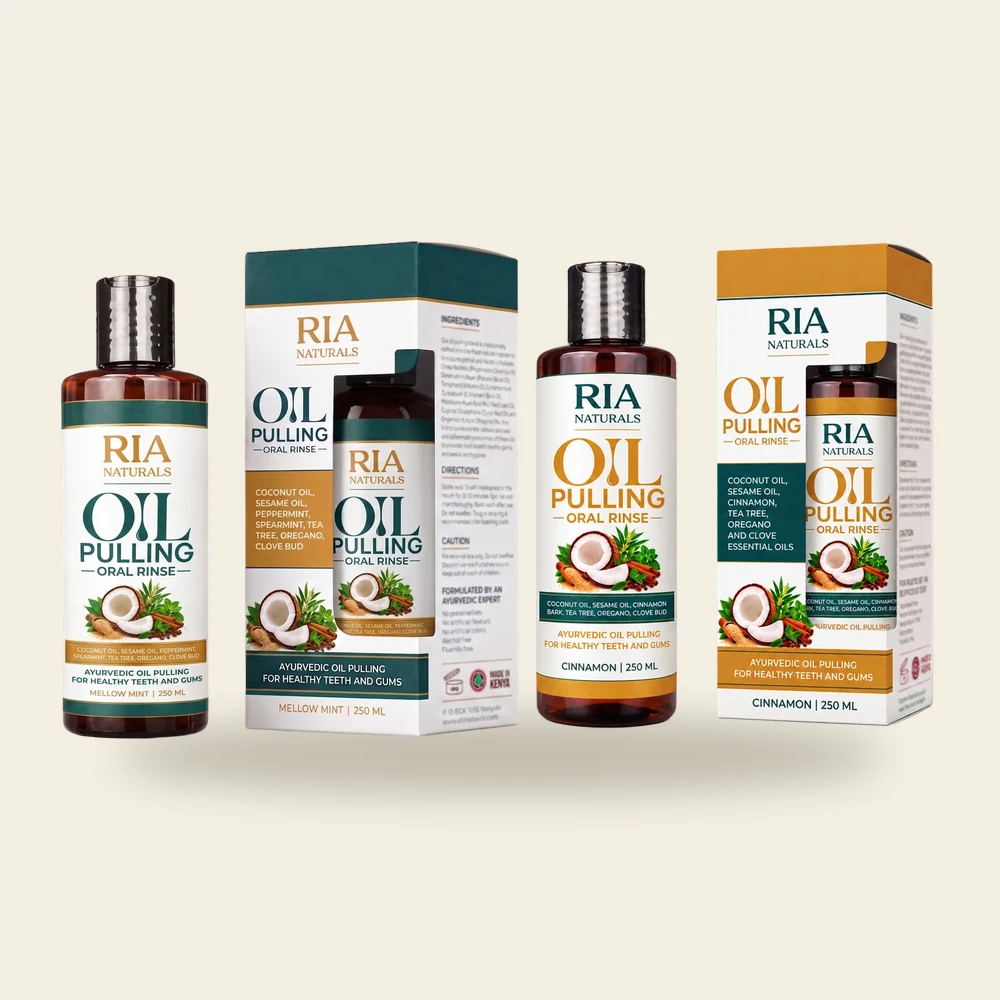 Ria Naturals Oil Pulling Oral Rinse